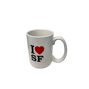 I HEART SF San Francisco California Coffee‎ Mug Cup White